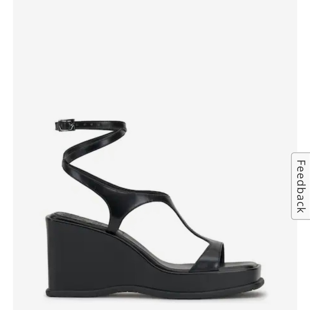 Vince Camuto Fetemee Wedge Sandal - Black